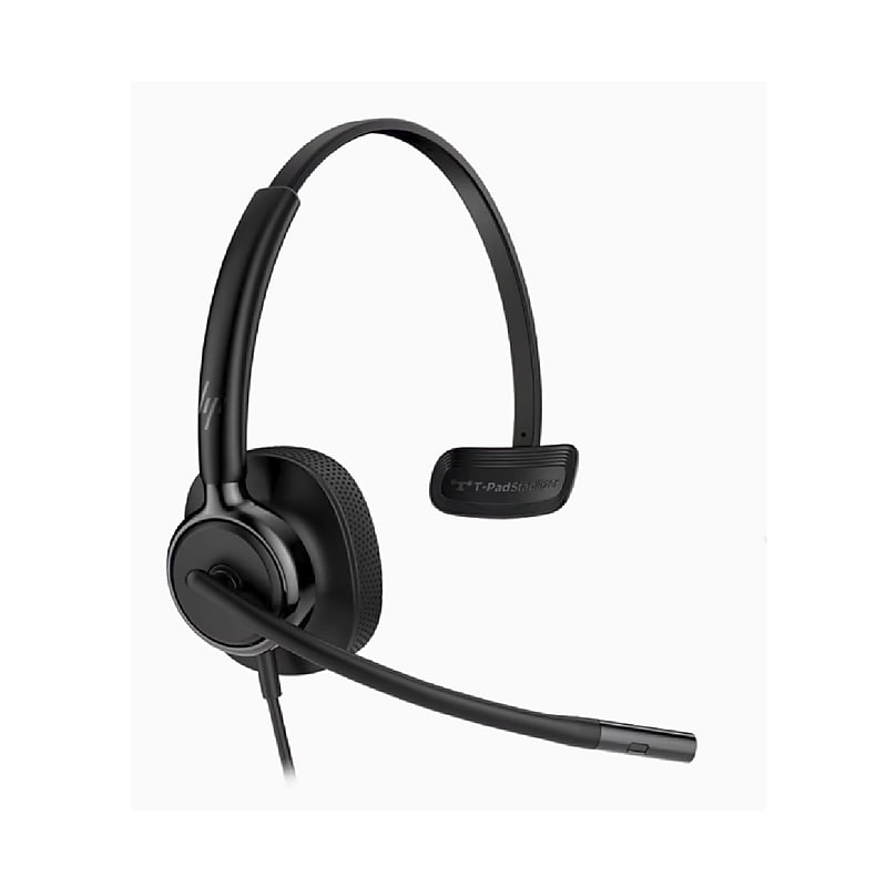 Poly Mission 415 Noise Canceling Monaural Headset, USB-C/USB-A, MS Certified (C01A9AA#AC3) image 1