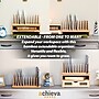 Officemate Bamboo Desk Accessories 9-Compartment Stackable Bamboo Multi-Supply Holder Desk Organizer, Natural Wood Grain (71002)~#|#~E0026E35-8676-46CA-AD0D025A9AE52523_sc7
