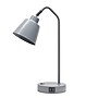 Simple Designs Sleek Essentials LED Desk Lamp, 16", with USB Ports, Gray (LD1071-GRY)~#|#~E005A265-F05F-4AE6-BCB80A8DB14D837A_sc7