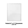 Staples 2-Pocket Plastic Presentation Folder, Clear (ST26382-CC)~#|#~E009AD03-CB80-46F3-A5BB6E0885BEB73F_sc7