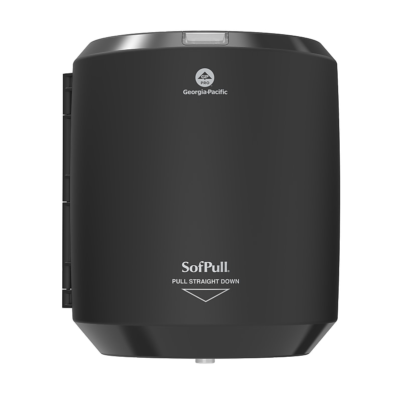 SofPull Centerpull Paper Towel Dispenser, Black (58204B) image 1