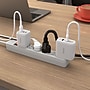 Staples TECH 6-Outlet Power Strip, 3' Cord, White (22147)~#|#~E01268EF-B8EB-4829-B82148D616640F40_sc7