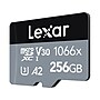 Lexar Professional 1066x SILVER Series 256GB microSDXC Memory Card, Class 10, UHS-I, V30 (LMS1066256G-BNANU)~#|#~E01B6BB3-0D33-4284-8D31D87955DCF5B4_sc7
