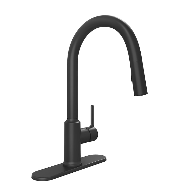 PROFLO 1.5 GPM Single Hole Pull Down Kitchen Faucet (PFXC4027MB) image 1