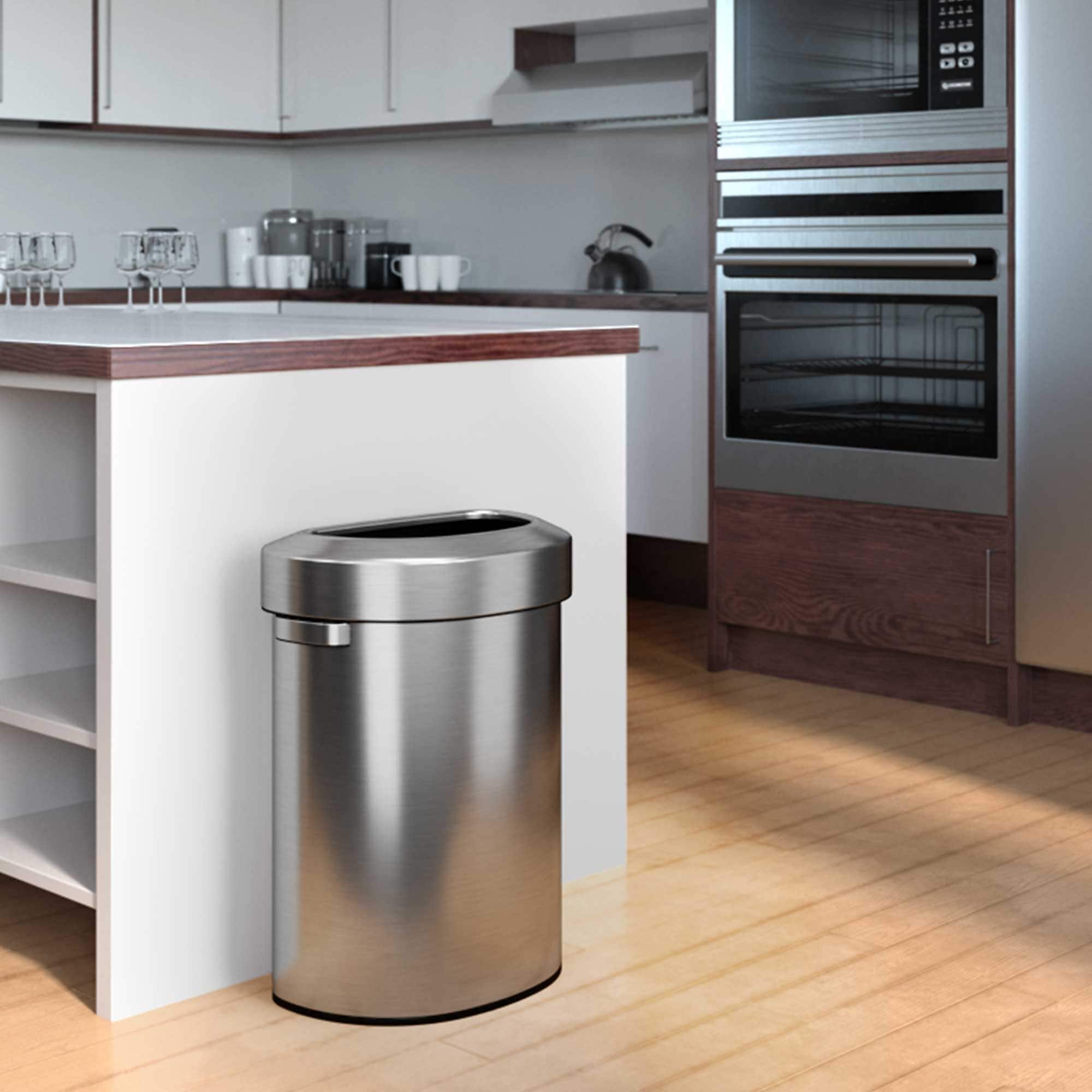 iTouchless Stainless Steel Trash Can, 18 Gallon (IT18DOT) Sansujyuku sansujyuku.com