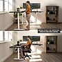 Mount-It! XL 75"W Electric Corner Adjustable Standing Desk, Black/White (MI-15027)~#|#~E0227D3D-87BB-41EB-A9BF89F553D76B8D_sc7