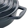 MegaChef Cast Iron 2 Quart Dutch Oven, Dark Blue (936119981M)~#|#~E02480E2-A42A-4B00-8BD8D68F50E8D360_sc7
