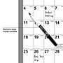 2027 Staples 48" x 32" Yearly Dry Erase Wall Calendar, Reversible, Gray (ST58450-27)~#|#~E02804EA-9262-4A4B-AF34B92C1B7EDE4B_sc7