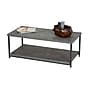 Household Essentials Jamestown 39.4"W x 19.7"D Coffee Table, Slate Concrete/Black (8099-1)~#|#~E02D8662-23D8-4C10-AC68E4F3E53B4F61_sc7