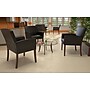 Boss Office Products Box Arm Faux Leather Guest Chair, Black/Mahogany (B619)~#|#~E02E31AF-1DAD-422B-8638E3EDE17063D0_sc7