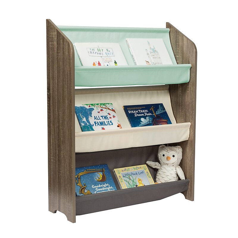 Honey-Can-Do 38" 3-Shelf Kids Book Rack (SHF-08278) image 1