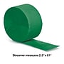 Creative Converting Touch of Color Streamer, Emerald Green, 12/Pack (078330)~#|#~E03729C6-72C7-461E-86E6C5D9946CAE6A_sc7