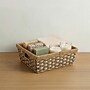 Simplify Large Shelf Storage Basket with Handles, Two Tone Grey (30117-ST)~#|#~E0385CAE-BFBA-4E94-A8B3D5F399258A8E_sc7