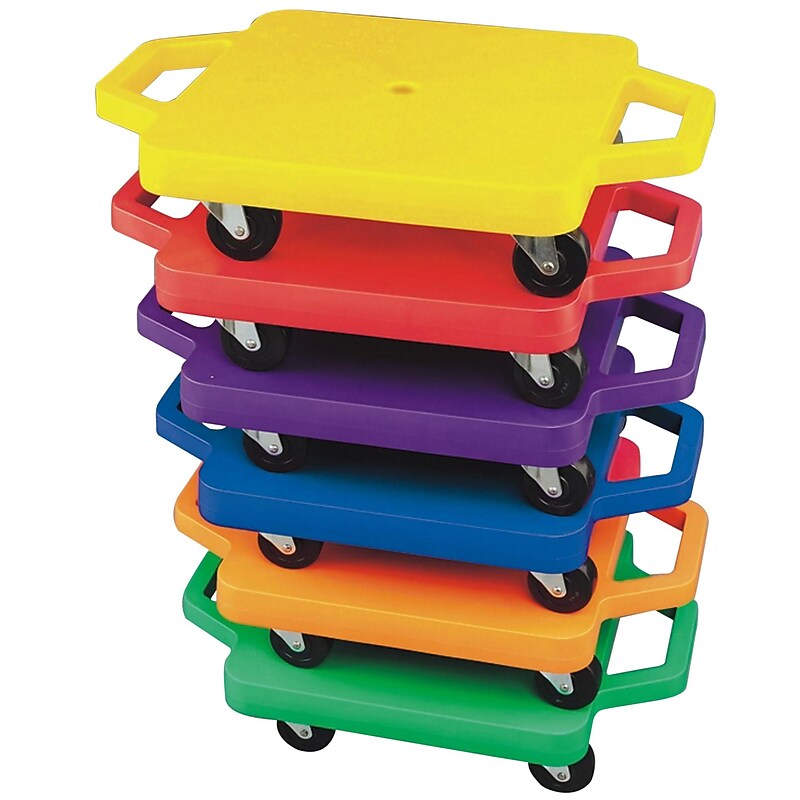 Spectrum 16" High-Impact Polyethylene Scooters, 6/Set (W6869) image 1