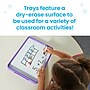 hand2mind Magnetic Dry-Erase Activity Trays, Pink/Purple (98908)~#|#~E03E8259-BDA6-4C22-8ED012BA47545F83_sc7