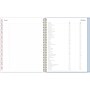 2025 Blue Sky Rachel Parcell Parcella 8.5" x 11" Weekly & Monthly Planner, Plastic Cover, Blue/White (151203)~#|#~E04648A3-C9D5-4CA6-95F3CC2C317DD0E5_sc7