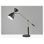 Adesso Oscar Incandescent Desk Lamp, 31.75", Matte Black/Antique Brass (4282-01)~#|#~E046AA6F-6F4F-404C-B37AAD62DE4D6633_sc7