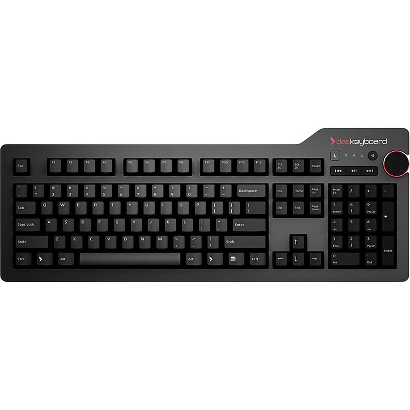 Das Keyboard 4 Professional Wired Mechanical Keyboard, Black (DASK4ULTMBLU) image 1