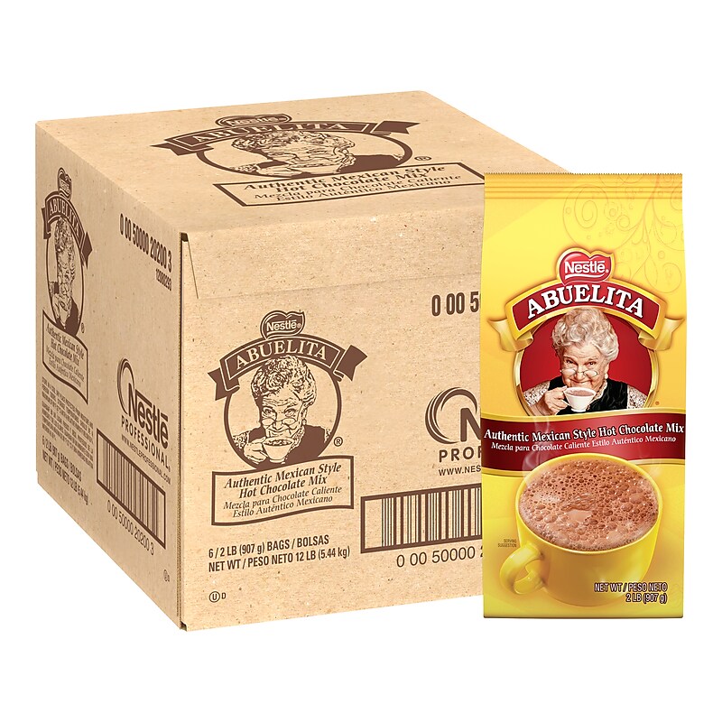 Nestle Abuelita Authentic Mexican Style Hot Cocoa, 32 oz., 6/Carton (12080293) image 1