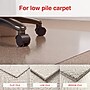 Staples Carpet Chair Mat, 46" x 60", Designed for Low-Pile Carpet, Clear Polycarbonate (ST63677)~#|#~E04CDFDD-4D9C-437E-99062895141AEFA5_sc7