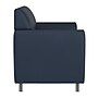 Flash Furniture Hercules Diplomat LeatherSoft Loveseat, Navy/Chrome Legs (BT8272NVYCHR)~#|#~E0535286-69B3-40DF-9881CDAA1E60629D_sc7