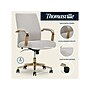 Thomasville Furniture Jolie Ergonomic Fabric Swivel Desk Chair, Light Gray (60068-LGRY)~#|#~E0544F82-4DE2-4215-AC03239F69AF0FF6_sc7