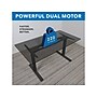 Mount-It! Ultimate 55"W Electric Rectangular Adjustable Standing Desk, Black (MI-18079)~#|#~E0554EB5-D817-48BA-99A795CBC1172FD4_sc7