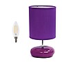 Simple Designs 10.24" LED Table Lamp, Purple (LT2005-PRP-LB)~#|#~E056CD49-7218-42B1-B93892E33B171724_sc7