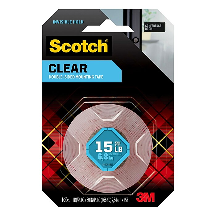 Scotch 110-LONG/DC Double Coated Indoor Mounting Tape By Scotch