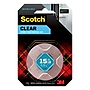 Scotch Double Sided Mounting Tape, 1" x 60", Clear (410S)~#|#~E057446E-4700-472E-A530D5C3B6CE5137_sc7