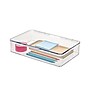 iDESIGN Small Stackable Storage Box with Hinged-Lid, Clear (63030)~#|#~E05822D9-3F98-48A5-AEE60EB8BC965D6D_sc7