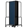 National Public Seating Robo Series 11-Panel Folding Mobile Room Divider, 72"H x 256"W, Blue Fabric (RDB6-11PT04)~#|#~E05AC1EA-A26E-4468-824FD2EBF46E8453_sc7