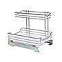 Household Essentials Glidez Steel Pull-Out Storage Organizer with Plastic Liners, 2-Tier Design (HH61765-1)~#|#~E05B0E81-0140-44A4-AC823290D5FD7A2D_sc7