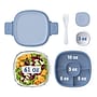 bentgo All-in-One Salad Container, 5-Compartment, Light Blue, 61 oz. (BGLASSAL-LB)~#|#~E05C3E4D-AAB0-45EC-ACE9D83FA4F370FB_sc7
