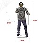 Haunted Hill Farm 6' Tall Motion-Activated Guard Zombie (HHGUARDZOMB-1FLSA)~#|#~E0615802-7510-4B74-B1BED6EA31A96B8D_sc7