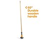 Coastwide Professional™ 60" Clamp Style Wood Wet Mop Handle, Plastic Head (CW61060-CC)~#|#~E0637263-9AA2-441A-A83827206FDE1E88_sc7