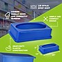 Alpine Industries Polypropylene Trash Can with Dolly, 23 Gallon, Assorted Colors, 3/Pack (477-PKD1)~#|#~E0654C14-87AD-487C-9CC7854F3705A967_sc7