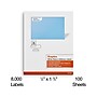 Staples Laser/Inkjet Address Labels, 1/2" x 1 3/4", White, 80 Labels/Sheet, 100 Sheets/Pack, 8000 Labels/Box (ST18056-CC)~#|#~E0684C21-6D6A-4405-AE171C8502B80A33_sc7