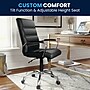 Flash Furniture Whitney Ergonomic LeatherSoft Swivel Mid-Back Executive Office Chair, Black/Chrome (GO2286MBK)~#|#~E06A40F3-FBBD-4304-840C355F9A1CCC30_sc7