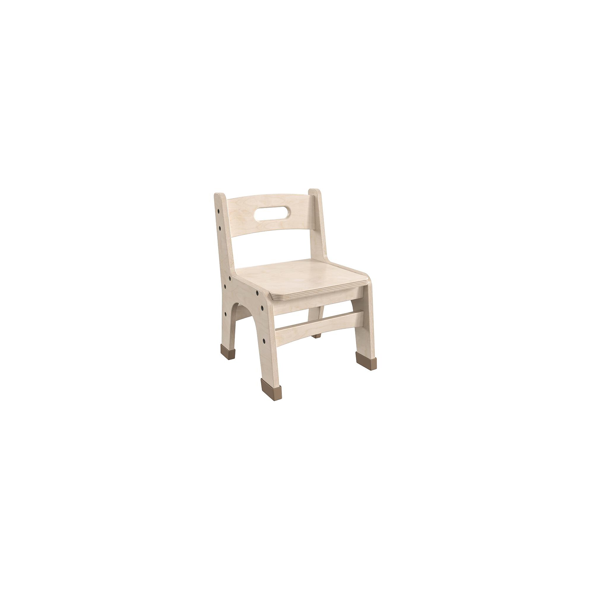 Flash Furniture Bright Beginnings Wooden Classroom Chair, Brown, 2 Pieces/Set (MK-KE24428-GG) Sansujyuku sansujyuku.com