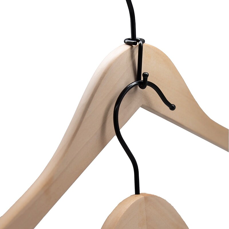 Nahanco Hanger Connectors, Black, 50/Box (HCMBL) image 1