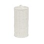 Household Essentials Wicker Toilet Paper Holder with Lid, White (HHML-7194)~#|#~E06E689A-7F59-41B0-8F4579CB722663A7_sc7