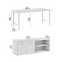 Bush Business Furniture Hustle 72"W Computer Desk and Low Storage Cabinet with Doors and Shelves, Natural Elm (HUS012NE)~#|#~E070D33C-58D8-4A19-BC8617DBE00E5D76_sc7