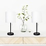 Creekwood Home Oslo 19.5" LED Table Lamp with USB Port, Black Base/White Shade, 2/Set (CWT-2011-BA-2PK)~#|#~E0712227-D8DA-4990-868C201E4ED6D00E_sc7