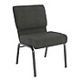Flash Furniture HERCULES Series Fabric Church Stacking Chair, Dark Gray/Silver Vein Frame (FDCH02214SVDKGY)~#|#~E077595E-E9B9-4BAA-852AACF7AC84B3F7_sc7