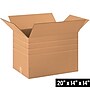 14 x 20 x 14'' Multi Depth Shipping Boxes, 32 ECT, Brown, 15/Bundle(MD201414)~#|#~E07B8BAB-8E25-4095-8A866D863A633145_sc7