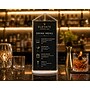 Azar Displays 4" x 10" Three-Sided Revolving Sign and Menu Holder, Top Loading, White Acrylic (193728-WHT)~#|#~E07B930E-6DA0-46C6-82FA31158878FD7C_sc7