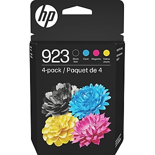 HP 923 Black/Cyan/Magenta/Yellow Standard Yield Ink