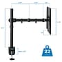 Mount-It! 19" x 19" Height Adjustable Laptop Desk Mount for 17" Laptops, Black (MI-4352LT)~#|#~E0867450-86E3-4388-95278801DF2F1794_sc7