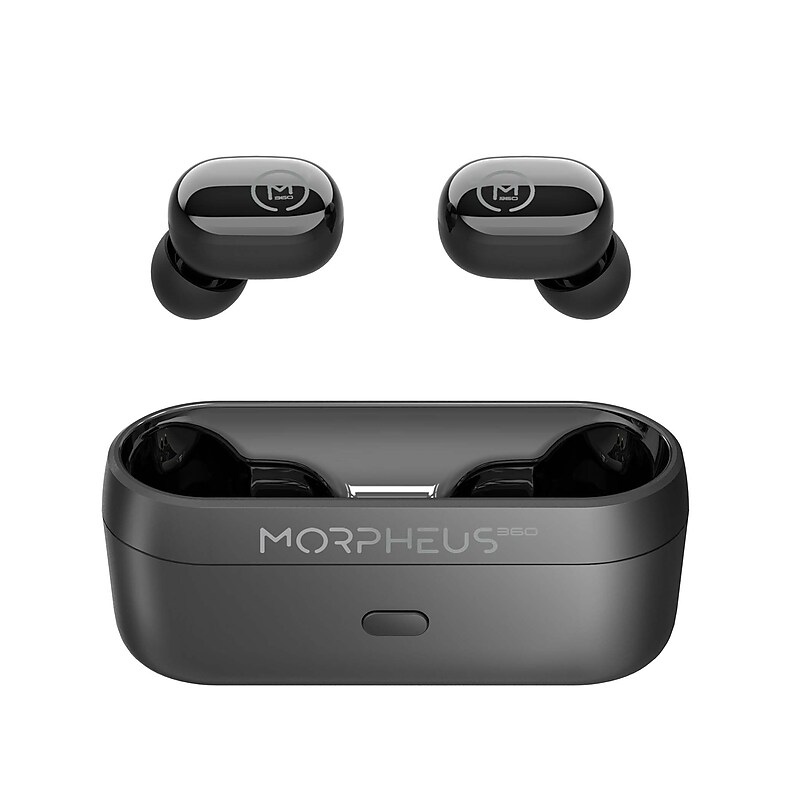 Morpheus 360 Spire Wireless Earbuds, Bluetooth, Black (TW1500B) image 1